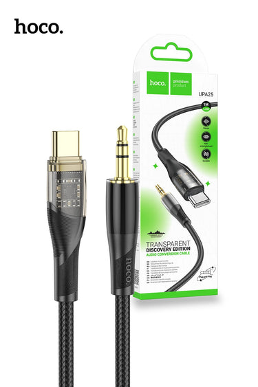 Hoco UPA25 USB-C to 3.5mm Cable - Black